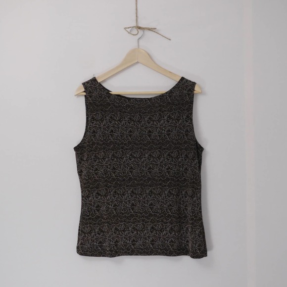 Fashion Bug Embellished Beaded Tank Top in XL - Picture 1 of 7